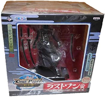 【中古】(非常に良い)バンプレスト 一番くじ ワンピース~剣士編~ ラストワン賞 ゾロフィギュアスペシャルカラーver. 全高約20cm