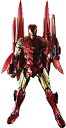 【中古】(未使用・未開封品)S.H.フィギュアーツ アイアンマン (テック・オン アベンジャーズ) 約155mm PVC&ABS&ダイキャスト製 塗装済み可動フィギュア(3)