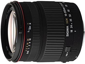 【中古】(非常に良い)SIGMA シグマ 18-200mm F3.5-6.3 DC デジタル専用 ニコン用 (ニコンD40/x、D60、D5000、D3000ではAF使用不可)