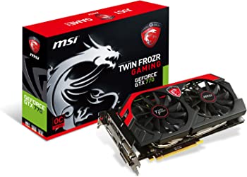 【中古】MSI社製 NVIDIA GeForce GTX770搭載ビデオカード(オーバークロックモデル) N770GTX Twin Frozr 4S OC V2