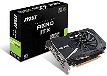 【中古】MSI ショート基盤採用 グラフィックスカード GEFORCE GTX 1060 AERO ITX 6G OC