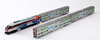 【中古】(非常に良い)【KATO/カトー】(106-8701)MP36PH Gallery Bi-Level 客車 Chicago Metra 4両セット 鉄道模型 外国車両 Nゲージ