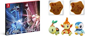 【中古】(未使用 未開封品)『ポケットモンスター ブリリアントダイヤモンド シャイニングパール』ダブルパック -Switch ナエトル ヒコザル ポッチャマぬいぐるみセット