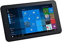 【中古】KEIAN 7インチ Windowsタブレット Windows10 Home 32bit Bay Trail Z3735G 4C/4T CPU 1024x600 IPS 広視野角液晶 DDR3-L DRAM 1GB ブラック KVI-