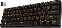 【中古】RK ROYAL KLUDGE RK61 メカニカル式 キーボード 青軸 Bluetooth ワイヤレス USB 有線/無線 Windows/Mac/I...