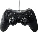 【中古】エレコム ゲームパッド 高耐久ボタン(日本メーカー製)採用 300万回耐久試験クリア 12ボタン 振動・連射機能搭載 ブラック JC-FU2912FBK