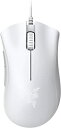 【中古】Razer DeathAdder Essential - Mercury White ゲーミングマウス 有線 5ボタン 6400 DPI オプティカルセンサー エルゴノミック形状 【日本正規代