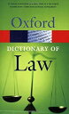【中古】A Dictionary of Law (Oxford Paperback Reference)