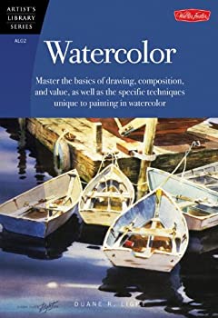 【中古】Watercolor: Master the basics of drawing カンマ compositions カンマ and value as well as the specific techniques unique to painting in wate