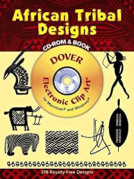 šAfrican Tribal Designs CD-ROM and Book (Dover Electronic Clip Art)