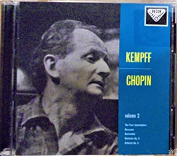 【中古】(非常に良い)ショパン: ピアノ・ソナタ第2番, 第3番, 即興曲(第1-4番), 舟歌, 幻想ポロネーズ, 他(DECCAステレオ録音) [CD]