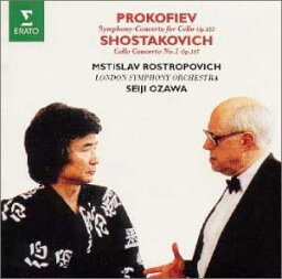【中古】プロコフィエフ:交響的協奏曲、ショスタコーヴィチ:チェロ協奏曲第1番 [CD]
