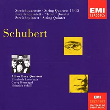 【中古】(非常に良い)Schubert: String Quartets 13-15, 