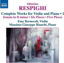 【中古】(非常に良い)Respighi: Complete Works for V CD
