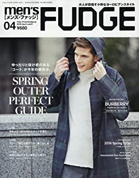 【中古】men's FUDGE(メンズファッジ) 2016年 04 月号