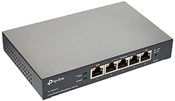 【中古】(非常に良い)TP-Link 有線ルーター 10/100Mbps 5ポート 3ポートWAN/LAN ロードバランサ― TL-R470T+