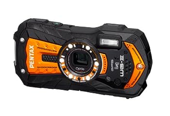 楽天お取り寄せ本舗 KOBACO【中古】（非常に良い）PENTAX 防水デジタルカメラ Optio WG-2GPS （シャイニーオレンジ） OPTIOWG-2GPSOR