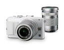 【中古】OLYMPUS ミラーレス一眼 PEN Lite E-PL6 ダブルズームキット ホワイト E-PL6 DZKIT WHT(2)