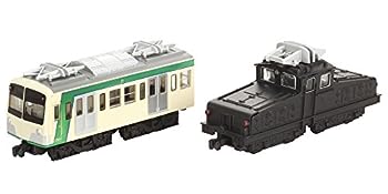 【中古】Bトレインショーティー 上信電鉄デキ1形電気機関車 500形電車 (機関車+先頭車)
