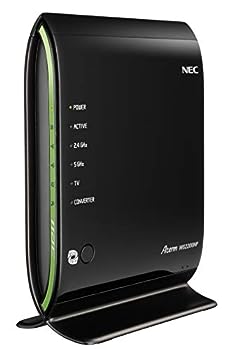 【中古】(非常に良い)NEC Aterm 無線LAN親機 WiFiルーター 11ac/n/a/g/b 1733Mbps 450Mbps 4LDK 3階建 接続台数18台 WG2200HP PA-WG220..