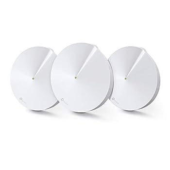 【中古】(非常に良い)TP-Link WiFi 無線LANルーター ウイルス対策 セキュリティ 3ユニットセット デュアルバンド AC1300 11ac デュアルバンド メッシュWi-Fiシステム