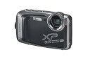 【中古】(非常に良い)FUJIFILM 防水カメラ XP140 ダークシルバー FX-XP140DS