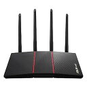 yÁz(ɗǂ)ASUSTek WiFi  [^[ WiFi6 1201+574Mbps fAoh RT-AX55/B (A) bV@\t 3K / 4LDK PS5/ Switch/X}z Ή