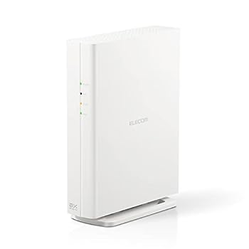 【中古】(非常に良い)エレコム Wifi ルーター 無線LAN 最新規格 Wi-Fi6 11ax / 11ac IPv6対応 (IPoE) AX3000 2402+574Mbps 有線Giga 縦置き・壁掛け対応 ビームフォー