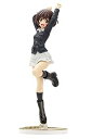 【中古】(非常に良い)Dream Tech ガールズ & パンツァー 秋山 優花里 パンツァージャケットVer. 1/8スケール PVC製 塗装済み完成品 フィギュア