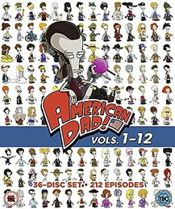 【中古】(未使用・未開封品)American Dad season 1-12 [DVD-PAL](Import)