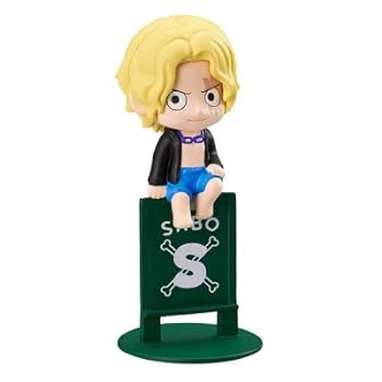 【中古】お茶友シリーズ ONE PIECE 海賊たちのバカンス ［6.サボ & 看板］(単品)