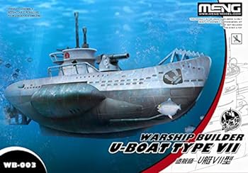 【中古】(未使用・未開封品)モンモデル 造艦師シリーズ ドイツ海軍 Uボート 7型 色分け済みプラモデル MWB003