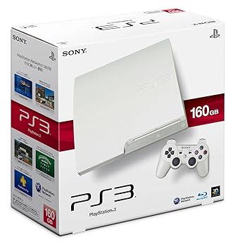 【中古】(非常に良い)PlayStation 3 (160GB) クラシック・ホワイト (CECH-3000A LW)