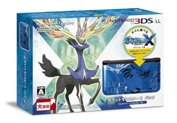 【中古】(非常に良い)ニンテンドー3DS LL ポケットモンスター Xパック ゼルネアス・イベルタル ブルー【メーカー生産終了】