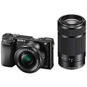 【中古】ソニー ミラーレス一眼 α6000 ダブルズームレンズキット E PZ 16-50mm F3.5-5.6 OSS + E 55-210mm F4.5-6...