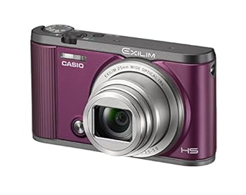【中古】(非常に良い)CASIO デジタルカメラ EXILIM 自分撮りチルト液晶 EX-ZR1700WR ワインレッド