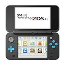 【中古】(非常に良い)Newニンテンドー2DS LL 【ブラック×ターコイズ】