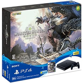 š(ɤ)PlayStation 4 MONSTER HUNTER: WORLD Starter Pack Black (CUHJ-10022)ڥ᡼λ