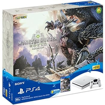 【中古】(未使用・未開封品)PlayStation 4 MONSTER HUNTER: WORLD Starter Pack White (CUHJ-10023)【メーカー生産終了】