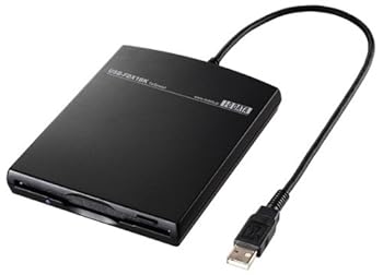 (非常に良い)I-O DATA USB-FDX1BK USB 2.0 FullSpeed対応 1倍速 FDドライブ