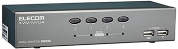 【中古】(良い)エレコム KVMスイッチ USB VGA 4台 KVM-NVU4 【中古】(良い)エレコム KVMスイッチ USB VGA 4台 KVM-NVU4