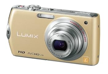 【中古】(非常に良い)パナソニック デジタルカメラ LUMIX FX70 リュスクゴールド DMC-FX70-N