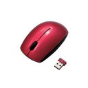 【中古】(非常に良い)エレコム 3ボタン光学式ワイヤレスマウス レッド M-D20DRRD(2)