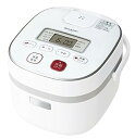 【中古】シャープ 炊飯器 0.54Lタイプ ホワイト系 KS-C5H-W