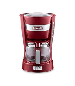 【中古】(非常に良い)デロンギ (DeLonghi) ドリップコーヒーメーカー パッションレッド アクティブシリーズ レッド 5カップ ICM14011J-R