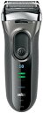 【中古】ブラウン メンズ電気シェーバー シリーズ3 3080s-S 3枚刃 水洗い/お風呂剃り可 シルバー