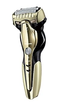 【中古】パナソニック ラムダッシュ メンズシェーバー 3枚刃 お風呂剃り可 ゴールド調 ES-CST8Q-N