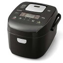 【中古】(非常に良い)アイリスオーヤマ 炊飯器 圧力IH 5.5合 40銘柄炊き分け機能 極厚火釜 ブラック RC-PD50-B