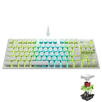 【中古】ROCCAT VULCAN TKL Pro USB ゲーミングキーボード 日本語配列 静音 リニア(オプティカル) テンキーレス ホワイト【日本正規代理店品】 【中古】ROCCAT VULCAN TKL Pro USB ゲーミングキーボード 日本語配列 静音 リニア(オプティカル) テンキーレス ホワイト【日本正規代理店品】
