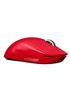 【中古】(非常に良い)Logicool G PRO X SUPERLIGHT ワイヤレス ゲーミングマウス G-PPD-003WL-RD 軽量 63g未満 LIGHTSPEED HERO 25Kセンサー POWERPLAY 無線 充電 対